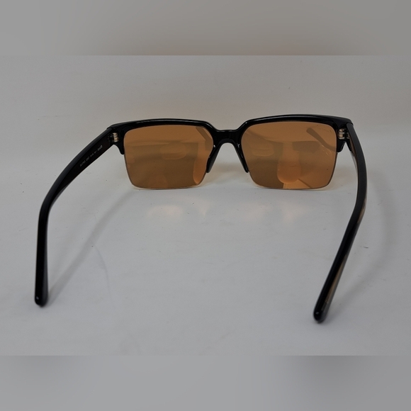 Gucci Men's Sunglasses Half Rim Wayfarer Yellow Gold Mirror GG3710/S 54-16-140 - Picture 9 of 16